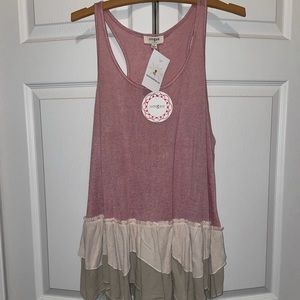 Umgee long line tank tops, never worn with tags, size small